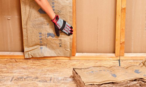Drywall and insulation replacement