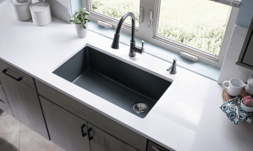 Sink, faucet